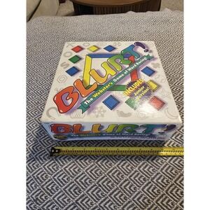 Vintage 1995 Blurt Board Game The Websters Game of Word Racing & Junior Version!